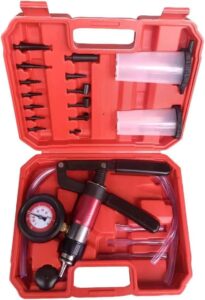 23PCS Handheld Vacuum Pump Tester Brake Bleeder Kit Brake System Bleeding Tools
